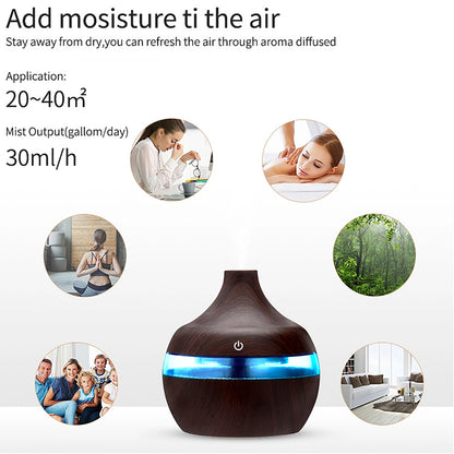 Ace Wood Grain LED Aromatherapy Diffuser Ace South Africa