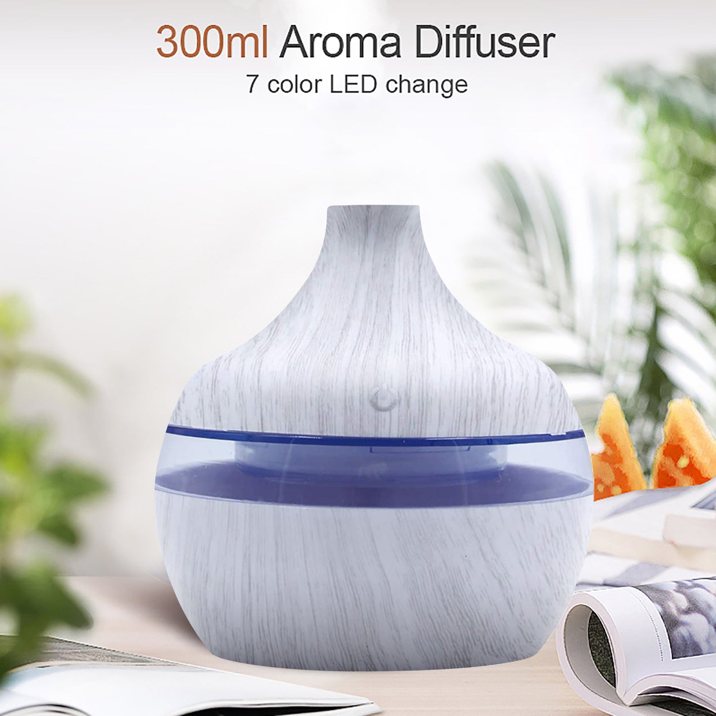 Ace Wood Grain LED Aromatherapy Diffuser Ace South Africa