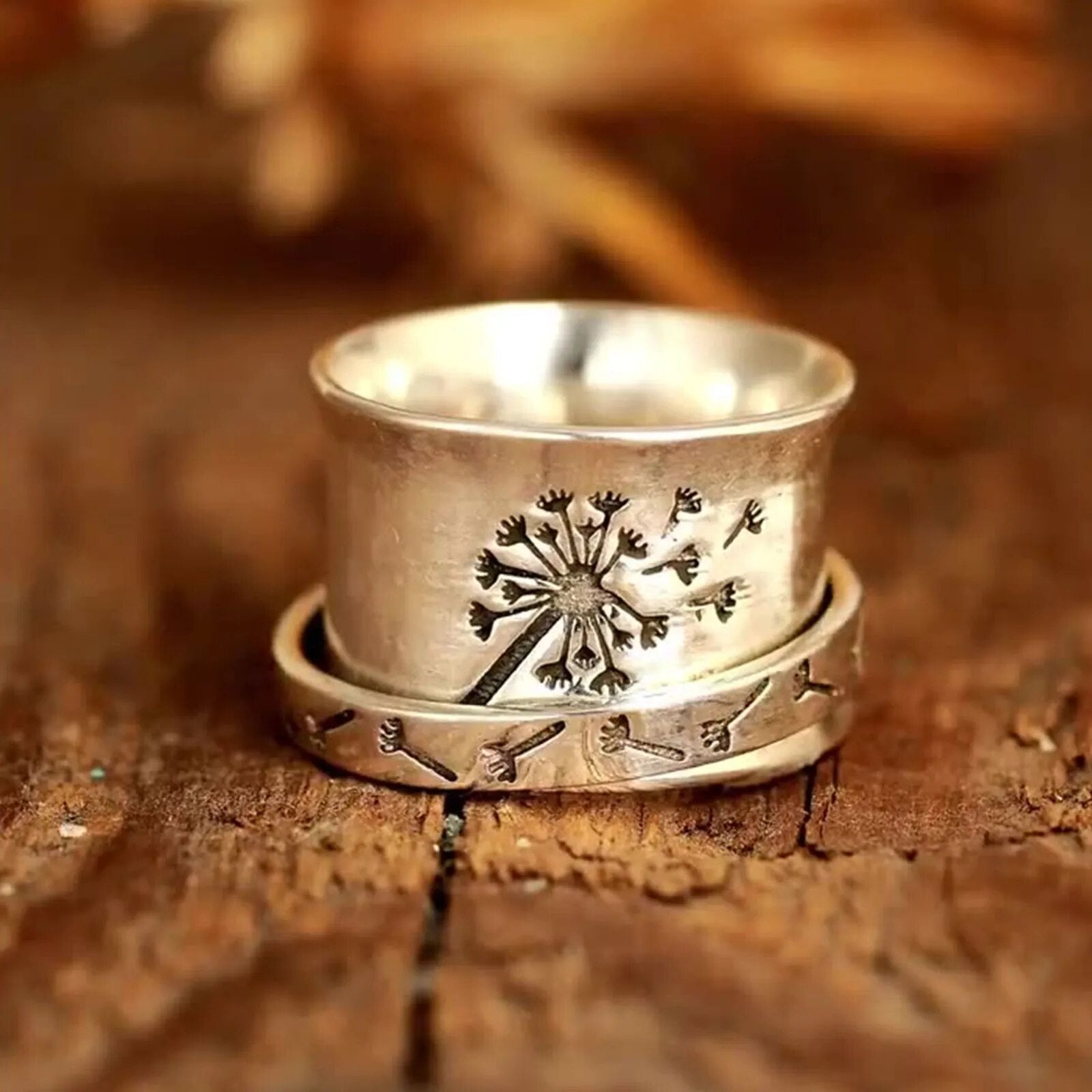 Ace Retro Dandelion Spinner Ring Ace South Africa